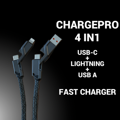 ChargePro | 4-in-1 Fast Charging Cable