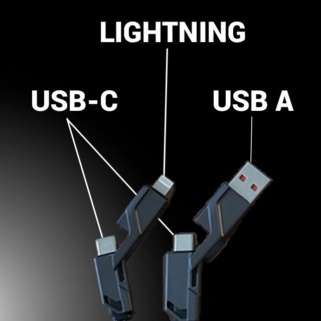 ChargePro | 4-in-1 Fast Charging Cable